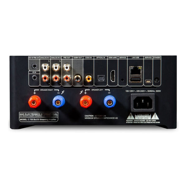 NAD C700 back
