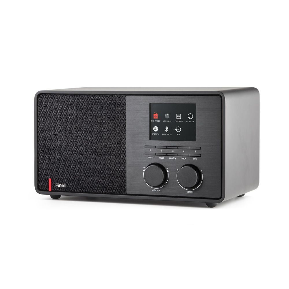 Pinell 301 Internetradio zwart