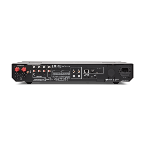 Roksan Attessa Streaming amplifier rear black
