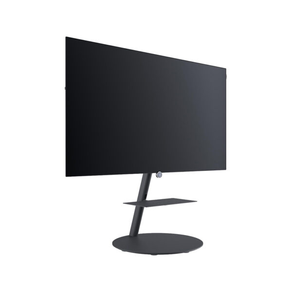 Loewe floor stand flex 43-65 zijkant met scherm