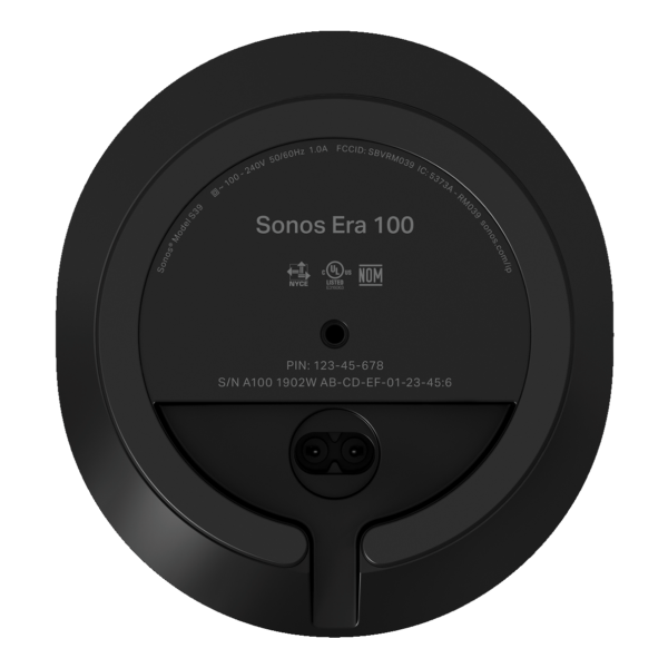 SONOS Era 100 zwart onder 2