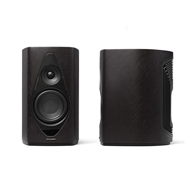 Sonus faber Duetto zwart front en zijkant